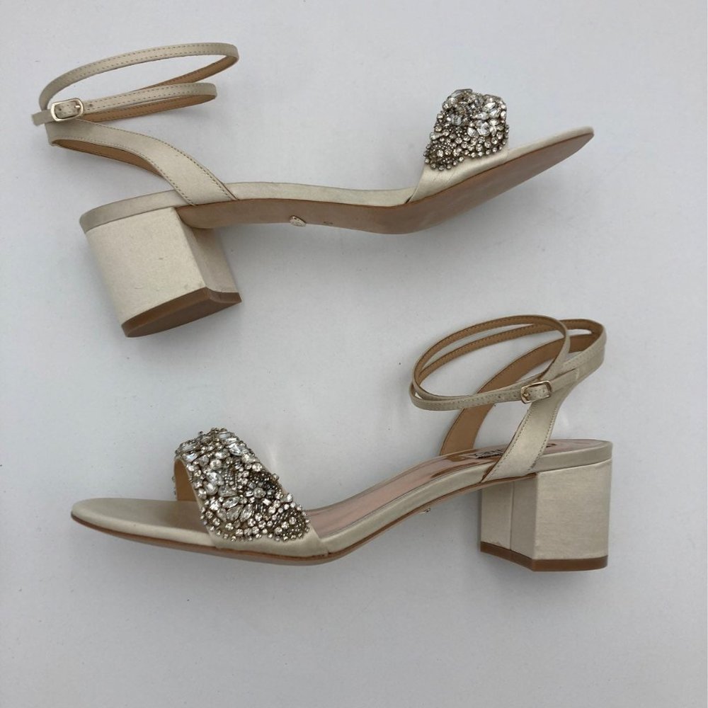 Badgley Mischka Women's Jada Heeled Sandal Size 10 - Picture 6 of 10